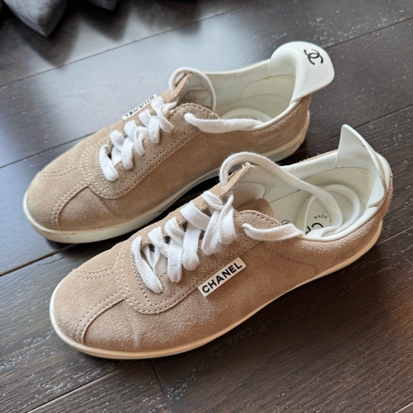 CHANEL Shoes - CHANEL | Suede Calfskin Womens Sneakers